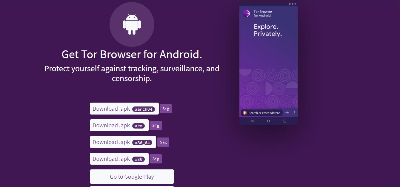 "tor browser for android"